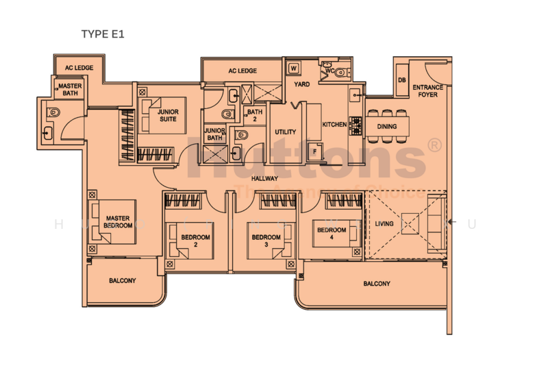 Hundred Palms Residences, 276 Yio Chu Kang Road, 5 Bedrooms, 1,528 sqft, Executive Condominium For Sale, by Hugo (Ping Wei) Xu, 500215965 - PropertyGuru.com.sg
