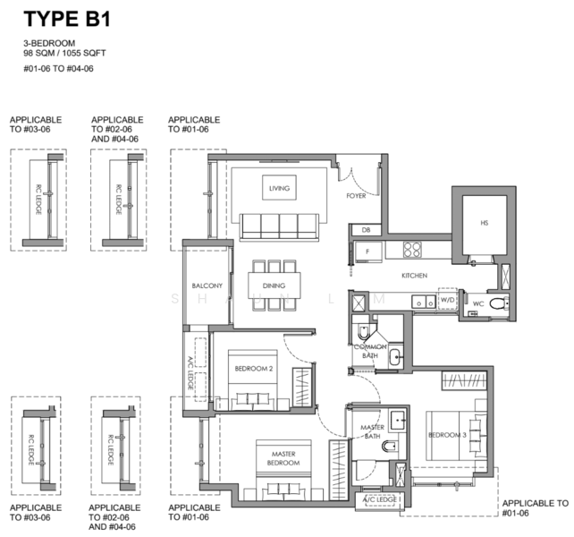 The Hillshore, 292 Pasir Panjang Rd, Buona Vista / West Coast / Clementi New Town, 3 Bedrooms, 1,055 sqft, Condominium For Sale, by Shaun Lim, 500215993 - PropertyGuru.com.sg