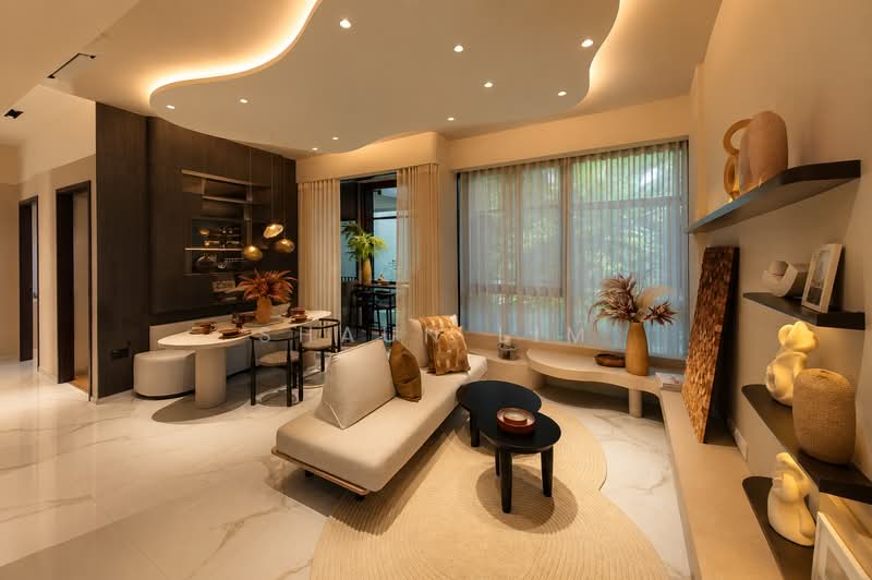 The Hillshore, 292 Pasir Panjang Rd, Buona Vista / West Coast / Clementi New Town, 3 Bedrooms, 1,055 sqft, Condominium For Sale, by Shaun Lim, 500215993 - Living Room - PropertyGuru.com.sg