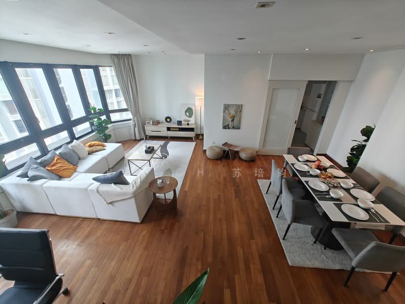 D'Grove Villas, 8A Orange Grove Road, 4 Bedrooms, 1,690 sqft, Condominium For Rent, by PK Soh 苏培钧, 500216035 - Living Room - PropertyGuru.com.sg