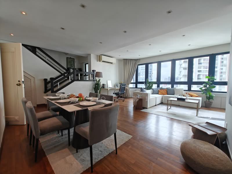 D'Grove Villas, 8A Orange Grove Road, 4 Bedrooms, 1,690 sqft, Condominium For Rent, by PK Soh 苏培钧, 500216035 - Living Room - PropertyGuru.com.sg
