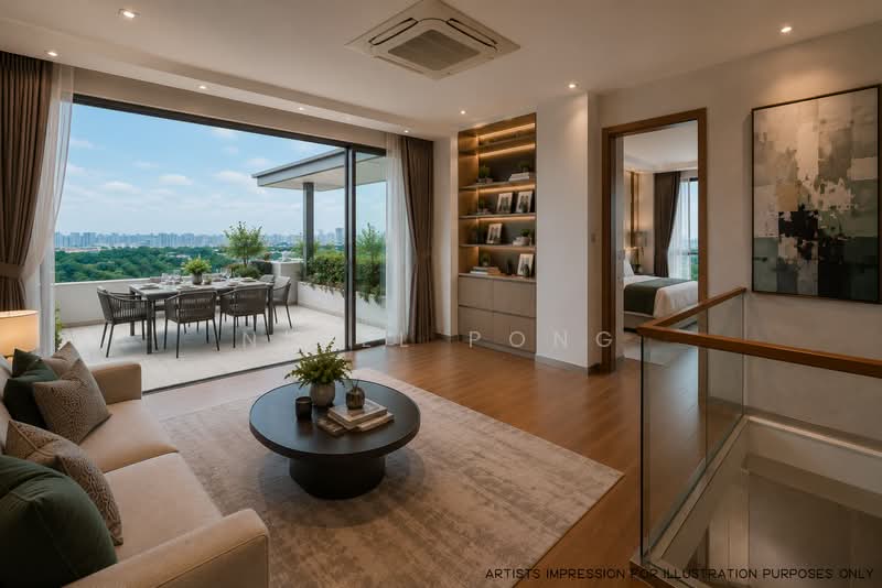 The LakeGarden Residences, 80 Yuan Ching Road, 4 Bedrooms, 2,153 sqft, Condominium For Sale, by Nigel Pong, 500216060 - Living Room - PropertyGuru.com.sg