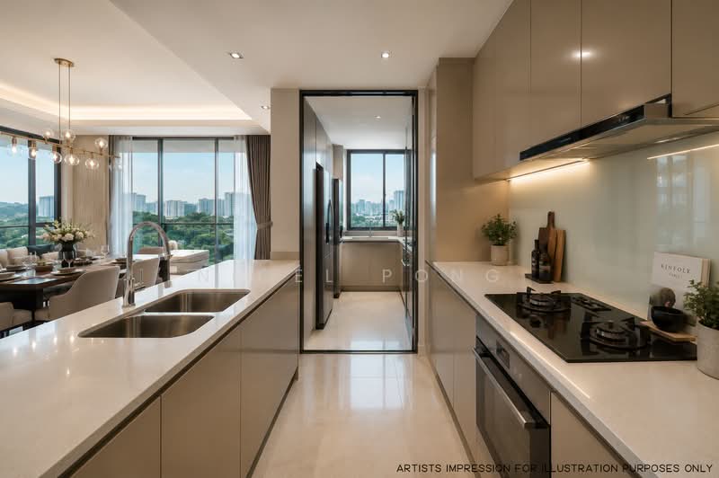 The LakeGarden Residences, 80 Yuan Ching Road, 4 Bedrooms, 2,153 sqft, Condominium For Sale, by Nigel Pong, 500216060 - Kitchen - PropertyGuru.com.sg