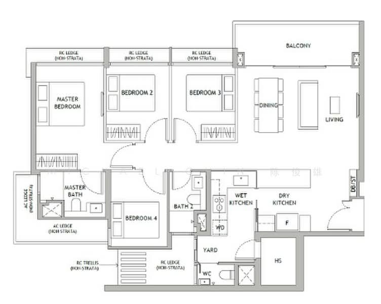 Dunearn House, 760 Dunearn Road, 4 Bedrooms, 1,184 sqft, Condominium For Sale, by Michael Chin 陈俊雄, 500216078 - PropertyGuru.com.sg