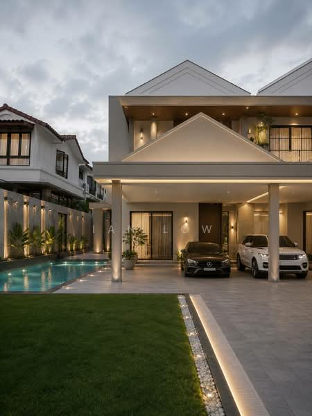⭐ Super Cheap! Only $1,7xx psf! Freehold in Prime D19 Serangoon Gardens ⭐, Brighton Crescent, Brighton Avenue, Marlene Avenue, Serangoon Garden, Lorong Chuan, 5 Bedrooms, 4,000 sqft, Corner Terrace For Sale, by Ian Low, 500216106 - Exterior - PropertyGuru.com.sg