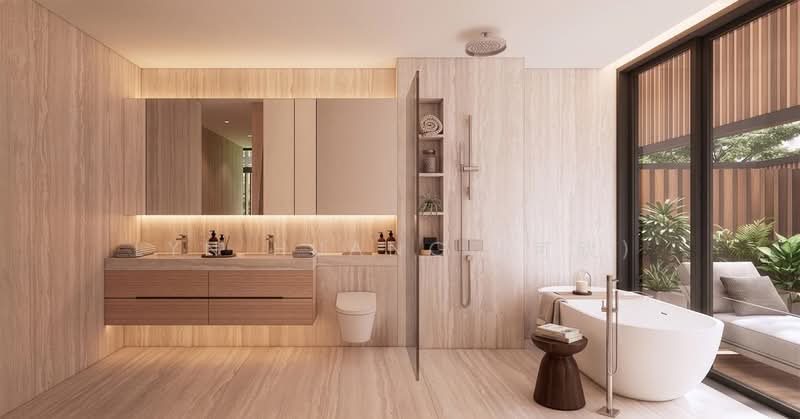 Brand New 3 Lvls Semi-D w Pool in Gentle Road/ Glistead Road/ Novena, Gentle Road/ Glistead Road/ Chancery Lane/ Novena, 5 Bedrooms, 3,423 sqft, Semi-Detached House For Sale, by Lyn Huang (可欣), 500216141 - Bathroom - PropertyGuru.com.sg