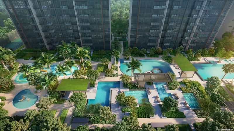 Emerald of Katong, Jalan Tembusu, 2 Bedrooms, 624 sqft, Condominium For Sale, by Remus Lim, 500216206 - Pool - PropertyGuru.com.sg