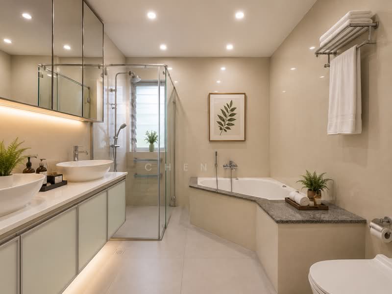 Orchard Nathan Road Regency Park, Nathan Road, 4 Bedrooms, 3,650 sqft, Condominium For Rent, by CHEN ., 500216248 - Bathroom - PropertyGuru.com.sg