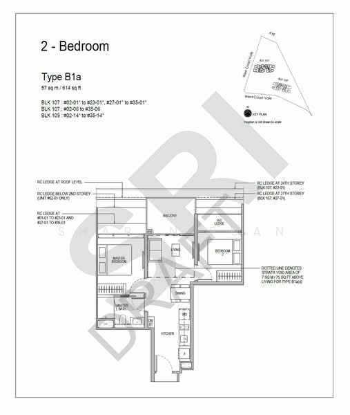 Whistler Grand, 107 West Coast Vale, 2 Bedrooms, 614 sqft, Condominium For Rent, by Sharon Puan, 500216302 - PropertyGuru.com.sg