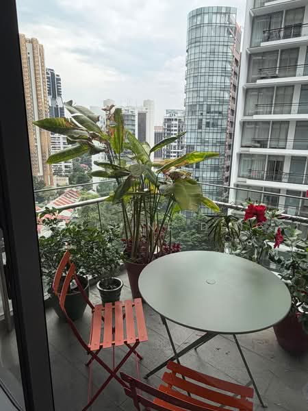 Helios Residences, 15 Cairnhill Circle, 2 Bedrooms, 1,313 sqft, Condominium For Rent, by Angeline Ding, 500216347 - Balcony - PropertyGuru.com.sg