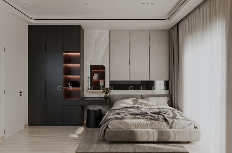 D15, Brand New, Auspicious Number,I-Terrace, 3 Sty with Mezzanine and Attic, Near MRT and Malls, , 7 Bedrooms, 5,800 sqft, Terraced House For Sale, by Calvin Choh, 500216364 - Bedroom - PropertyGuru.com.sg