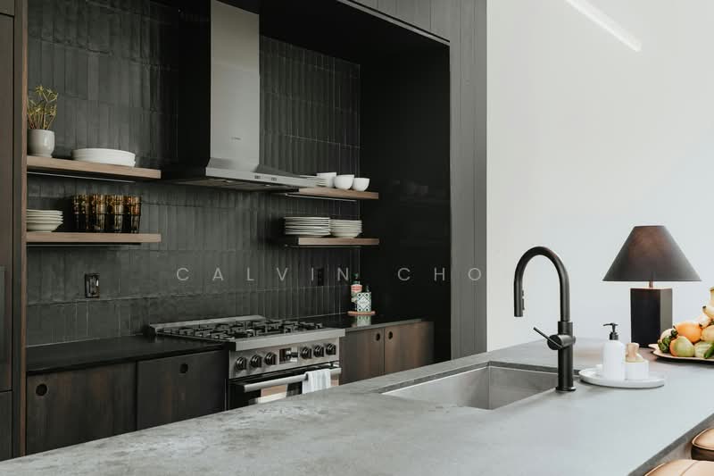 D15, Brand New, Auspicious Number,I-Terrace, 3 Sty with Mezzanine and Attic, Near MRT and Malls, , 7 Bedrooms, 5,800 sqft, Terraced House For Sale, by Calvin Choh, 500216364 - Kitchen - PropertyGuru.com.sg