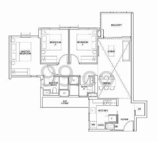 KI Residences At Brookvale, 12 Brookvale Drive, 3 Bedrooms, 980 sqft, Condominium For Rent, by Anthony Lee, 500216396 - PropertyGuru.com.sg