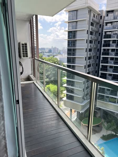 One-North Residences, 7 One-North Gateway, 1 Bedroom, 592 sqft, Apartment For Sale, by Ivy Tan, 500216399 - Balcony - PropertyGuru.com.sg