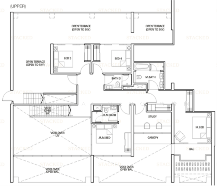 Fulcrum, 33 Fort Road, 5 Bedrooms, 4,865 sqft, Condominium For Rent, by Tong Kai Meng 唐皆明, 500216400 - PropertyGuru.com.sg