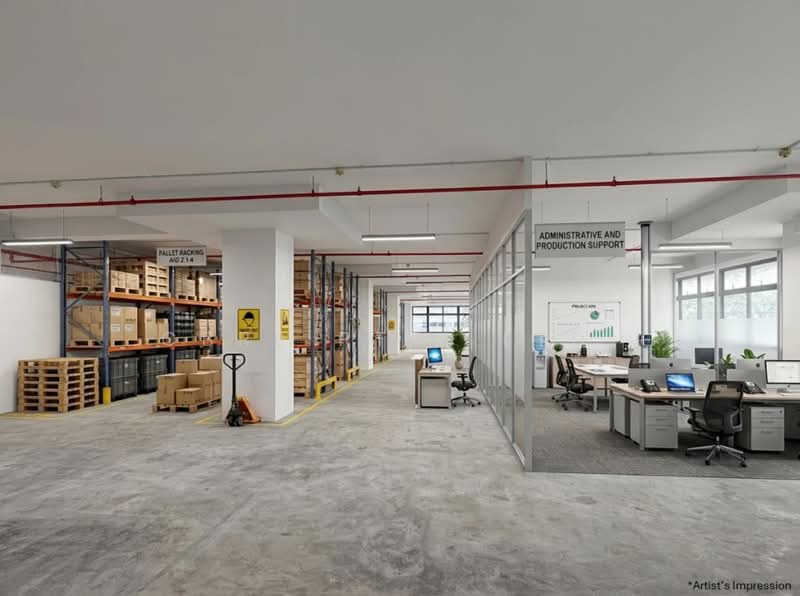 Woodlands Central, 33 Marsiling Industrial Estate Road 3, 2,648 sqft, Factory / Workshop (B2) For Rent, by CHUA SIQIN, 500216429 - Interior - CommercialGuru.com.sg