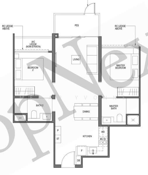 Lentor Mansion, 56 Lentor Gardens, 2 Bedrooms, 657 sqft, Condominium For Sale, by Megan Yvonne, 500216431 - PropertyGuru.com.sg
