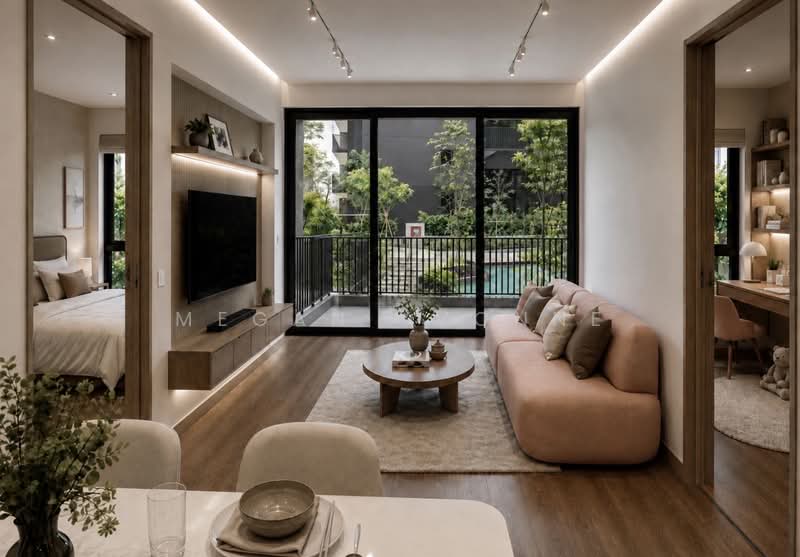 Lentor Mansion, 56 Lentor Gardens, 2 Bedrooms, 657 sqft, Condominium For Sale, by Megan Yvonne, 500216431 - Living Room - PropertyGuru.com.sg