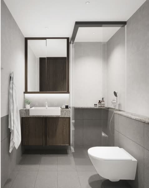 Kovan Freehold Just TOP - Cheapest 3 Bedroom - $20XX PSF, Jansen Road, 3 Bedrooms, 1,025 sqft, Condominium For Sale, by Klarris Leong, 500216436 - Bathroom - PropertyGuru.com.sg
