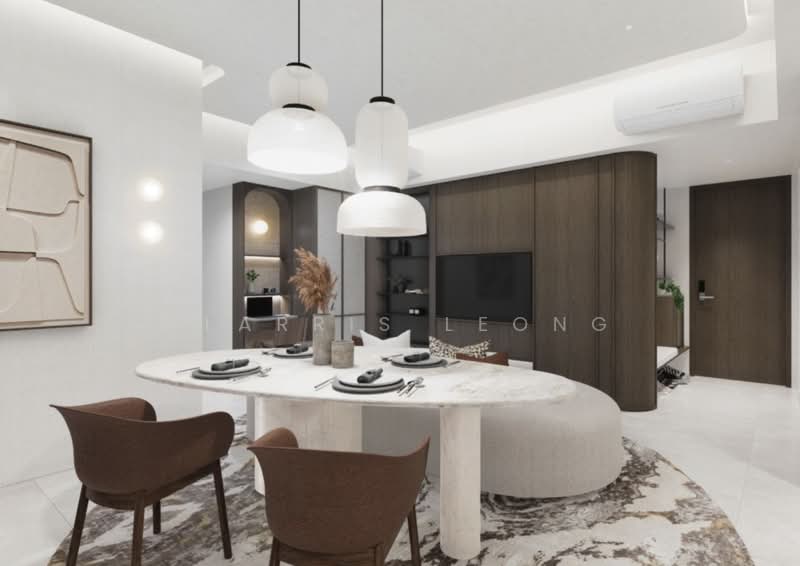 Kovan Freehold Just TOP - Cheapest 3 Bedroom - $20XX PSF, Jansen Road, 3 Bedrooms, 1,025 sqft, Condominium For Sale, by Klarris Leong, 500216436 - Dining Room - PropertyGuru.com.sg