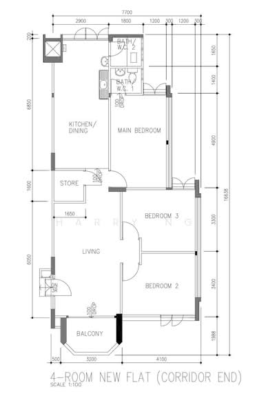 343 Ang Mo Kio Avenue 3, 343 Ang Mo Kio Avenue 3, 3 Bedrooms, 1,055 sqft, HDB Flat For Sale, by Harry Ng, 500216444 - PropertyGuru.com.sg