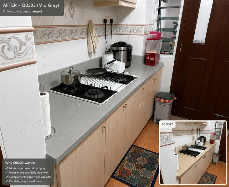 Maysprings, 6 Petir Road, 2 Bedrooms, 915 sqft, Apartment For Rent, by Kim Low, 500216542 - Kitchen - PropertyGuru.com.sg