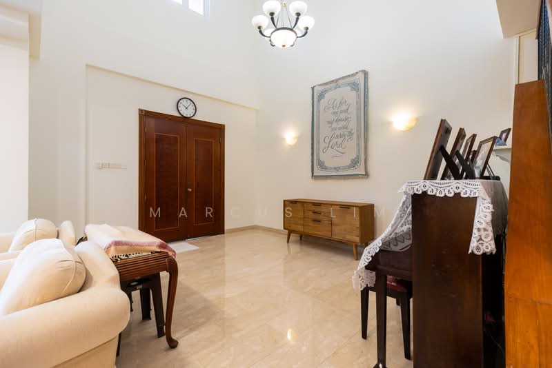 Rare 3-Storey Terrace with Unblocked Greenery Views Inter-Terrace For Sale, , 5 Bedrooms, 4,310 sqft, Terraced House For Sale, by Marcus Lim, 500216590 - Living Room - PropertyGuru.com.sg