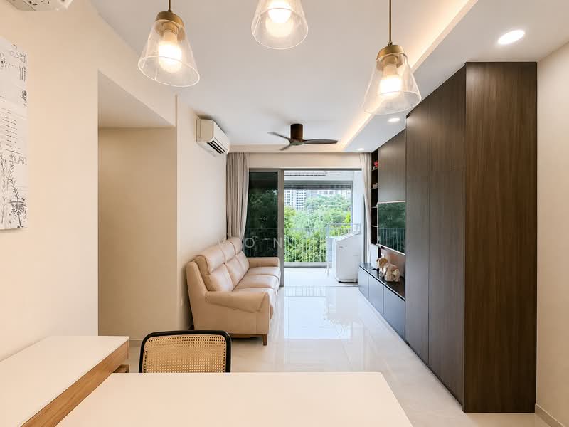 High Park Residences, 29 Fernvale Road, 3 Bedrooms, 872 sqft, Condominium For Rent, by Evon Ng, 500216602 - Living Room & Dining - PropertyGuru.com.sg