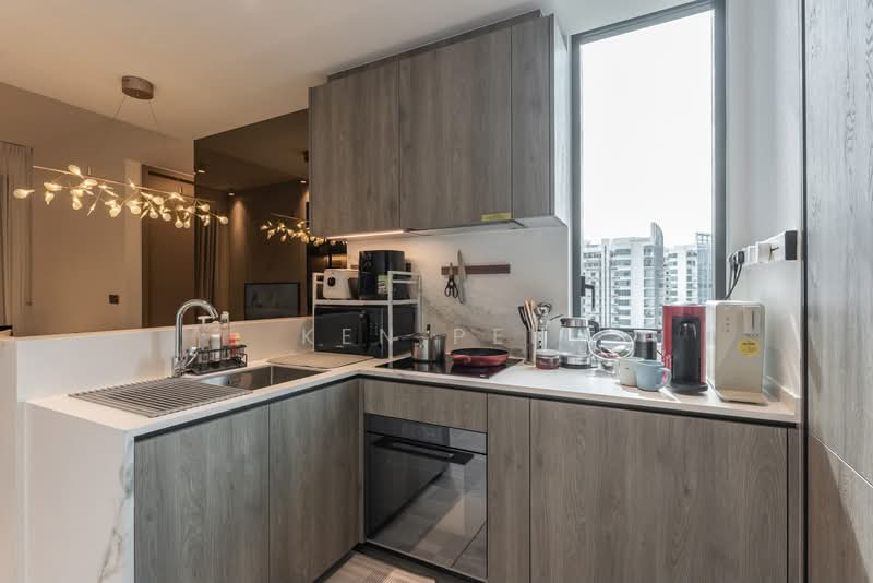 Leedon Green, 34 Leedon Heights, 2 Bedrooms, 700 sqft, Condominium For Sale, by Ken Peh, 500216606 - Kitchen - PropertyGuru.com.sg