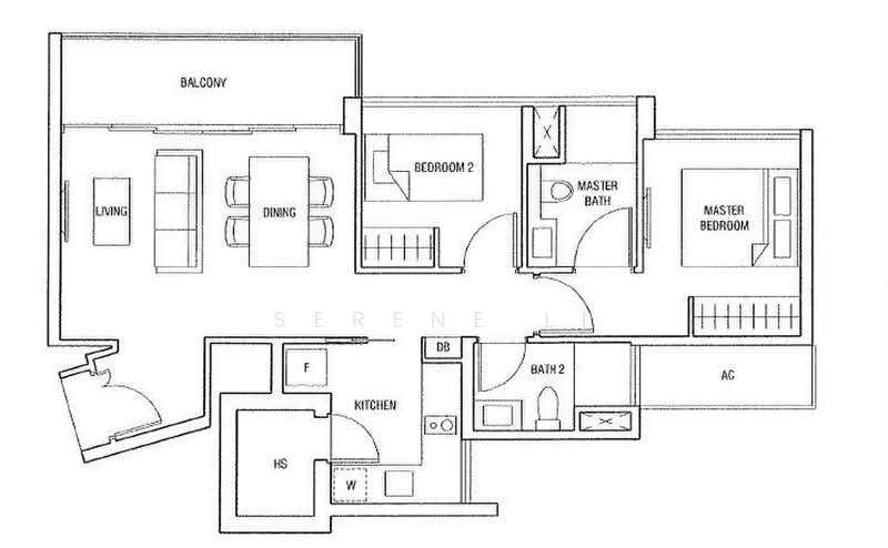 Bartley Residences, 6 Lorong How Sun, 2 Bedrooms, 797 sqft, Condominium For Rent, by Serene Li, 500216688 - PropertyGuru.com.sg