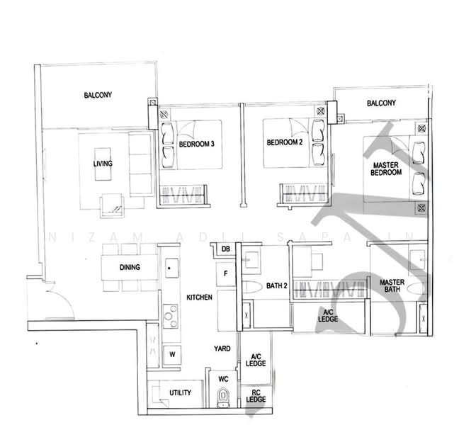 Bellewoods, 104 Woodlands Avenue 5, 3 Bedrooms, 1,098 sqft, Condominium For Sale, by Nizam Adli Saparin, 500216772 - PropertyGuru.com.sg