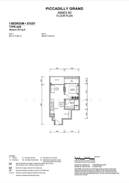 Piccadilly Grand, 5 Northumberland Road, 1 Bedroom, 517 sqft, Condominium For Sale, by Sharon Goh, 500216784 - PropertyGuru.com.sg