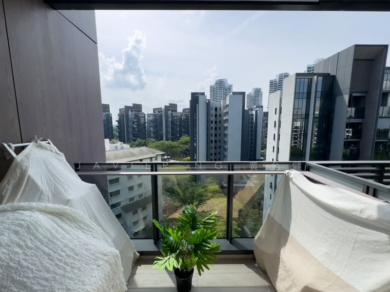 Leedon Green, 34 Leedon Heights, 1 Bedroom, 474 sqft, Condominium For Sale, by Javier Ng 黄允健, 500216799 - Balcony - PropertyGuru.com.sg