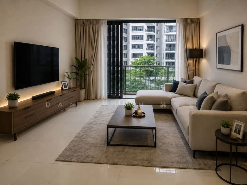 d'Leedon (Former Farrer Court), 13 Leedon Heights, 1 Bedroom, 818 sqft, Condominium For Sale, by Danny Han 韩树定, 500216809 - Living Room - PropertyGuru.com.sg