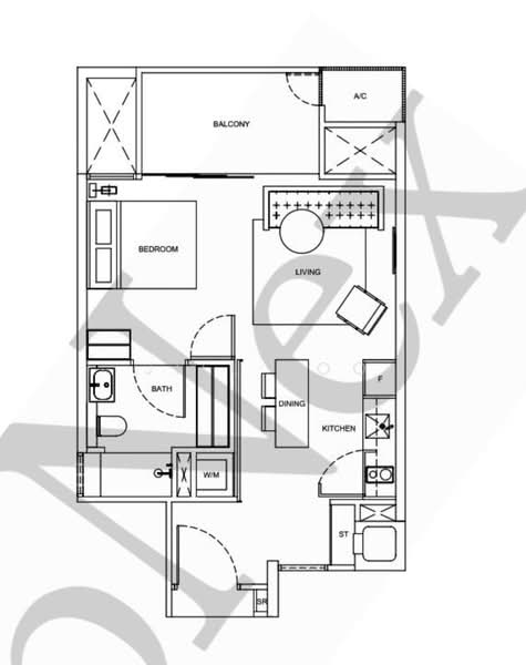 Riversails, 2 Upper Serangoon Crescent, 1 Bedroom, 517 sqft, Condominium For Sale, by Jill Poo, 500216810 - PropertyGuru.com.sg