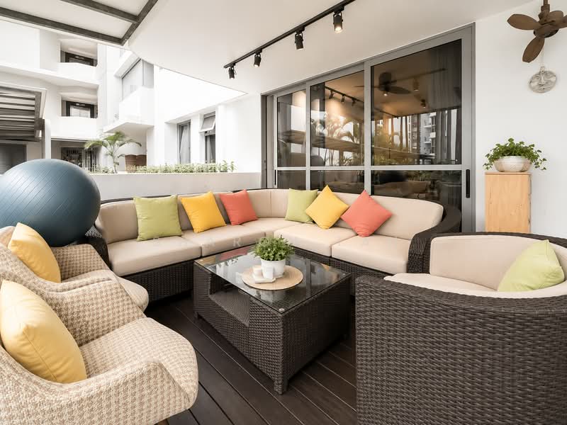 Arc at Tampines, 21 Tampines Avenue 8, 3 Bedrooms, 1,421 sqft, Executive Condominium For Sale, by Sharon Tan, 500216818 - Balcony - PropertyGuru.com.sg