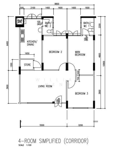 330 Serangoon Avenue 3, 330 Serangoon Avenue 3, Hougang / Punggol / Sengkang, 3 Bedrooms, 904 sqft, HDB Flat For Sale, by William Heng, 500216874 - PropertyGuru.com.sg