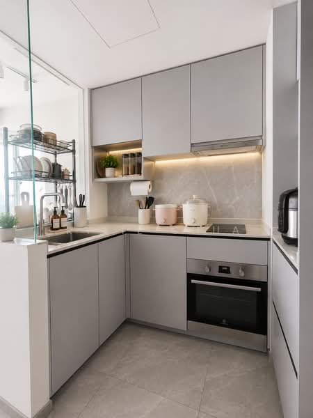 The Garden Residences, 3 Serangoon North View, 2 Bedrooms, 614 sqft, Condominium For Sale, by Kylie Chua, 500216893 - Kitchen - PropertyGuru.com.sg