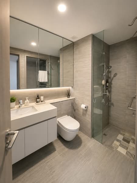 The Garden Residences, 3 Serangoon North View, 2 Bedrooms, 614 sqft, Condominium For Sale, by Kylie Chua, 500216893 - Bathroom - PropertyGuru.com.sg