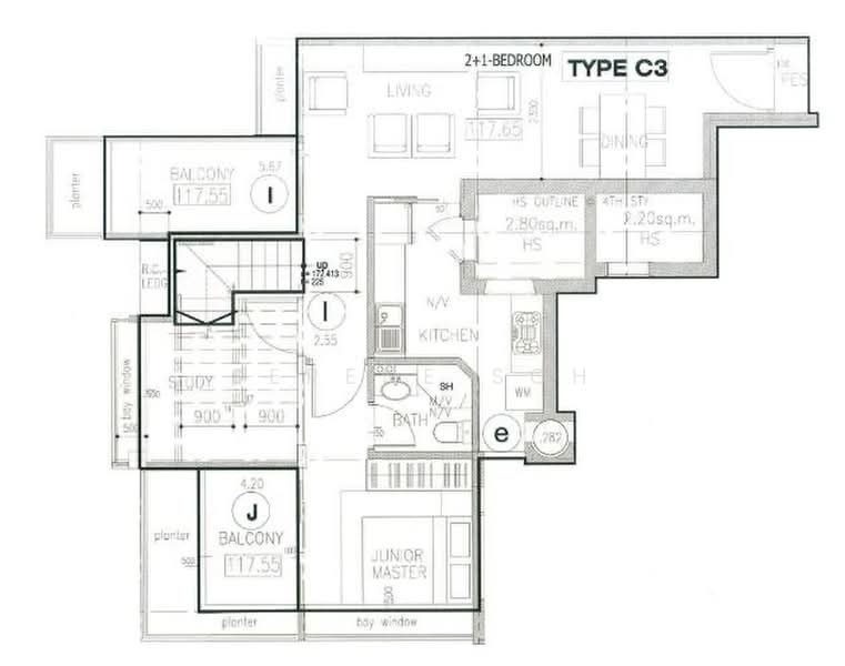 Bellezza @ Katong, 46 Ceylon Road, 2 Bedrooms, 1,345 sqft, Apartment For Sale, by Serene Soh, 500216966 - PropertyGuru.com.sg