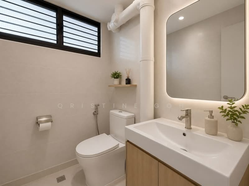 442 Clementi Avenue 3, 442 Clementi Avenue 3, 2 Bedrooms, 732 sqft, HDB Flat For Sale, by Qristine Goh, 500216991 - Bathroom - PropertyGuru.com.sg