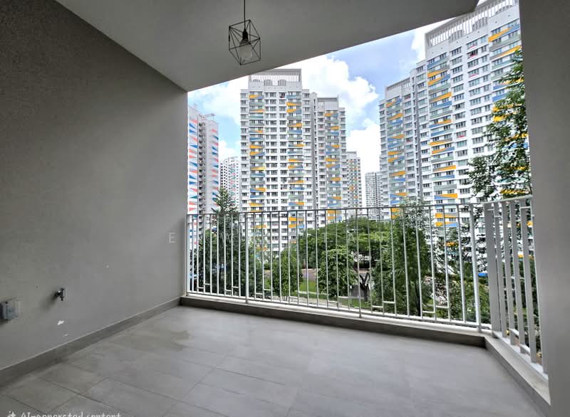 High Park Residences, 31 Fernvale Road, 3 Bedrooms, 893 sqft, Condominium For Sale, by Edwin Tan, 500217004 - Balcony - PropertyGuru.com.sg