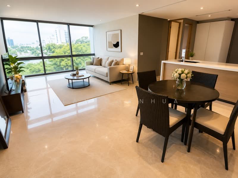 Marina Bay Residences, 18 Marina Boulevard, 2 Bedrooms, 980 sqft, Condominium For Rent, by Lean Guanhua, 500217012 - Living Room - PropertyGuru.com.sg