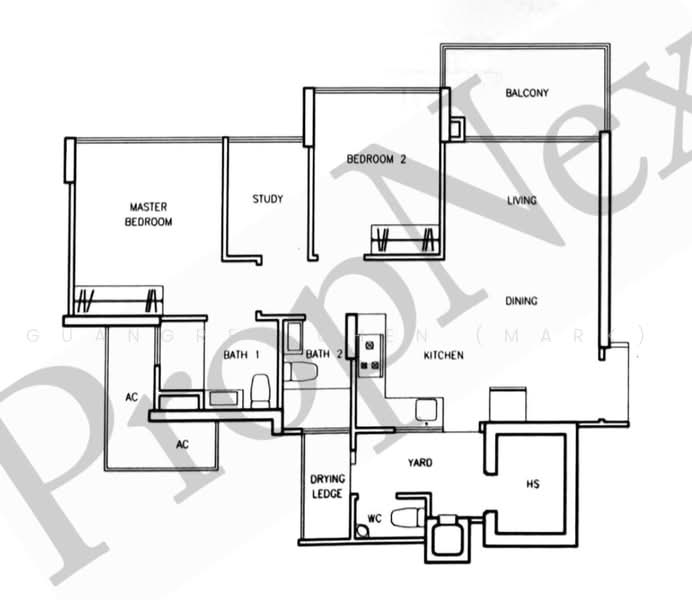 Waterview, 85 Tampines Avenue 1, Pasir Ris / Tampines, 2 Bedrooms, 926 sqft, Condominium For Sale, by Guangren Chen (Mark), 500217029 - PropertyGuru.com.sg