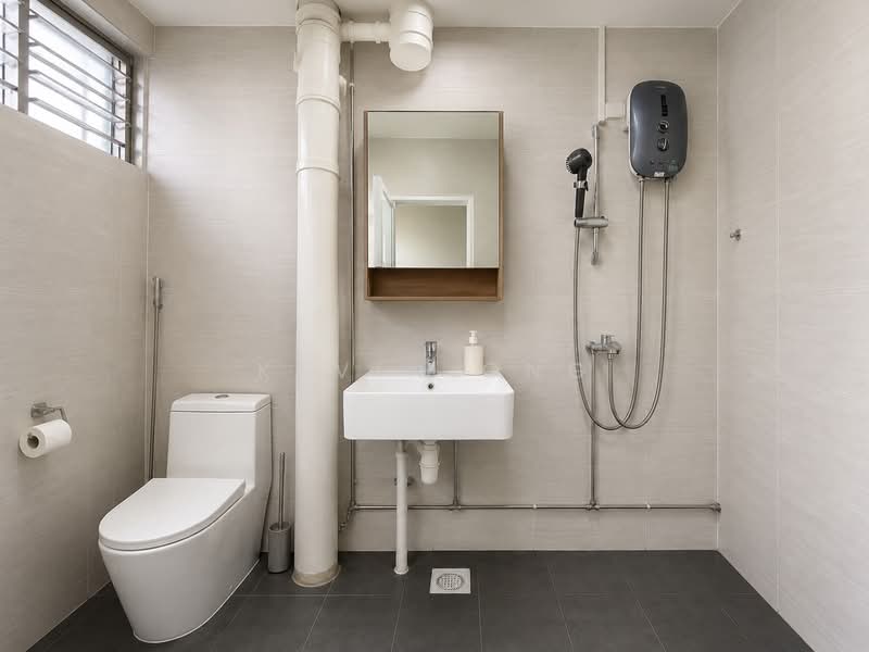 144 Bishan Street 12, 144 Bishan Street 12, 3 Bedrooms, 1,120 sqft, HDB Flat For Sale, by Kevin Ong, 500217106 - Bathroom - PropertyGuru.com.sg