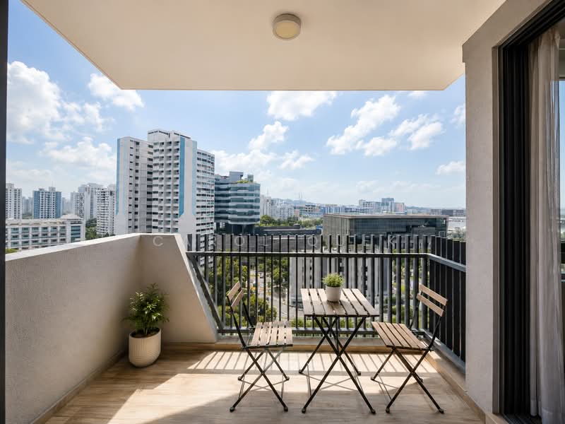 J Gateway, 2 Gateway Drive, 1 Bedroom, 506 sqft, Condominium For Sale, by Carol Quek, 500217131 - Balcony - PropertyGuru.com.sg