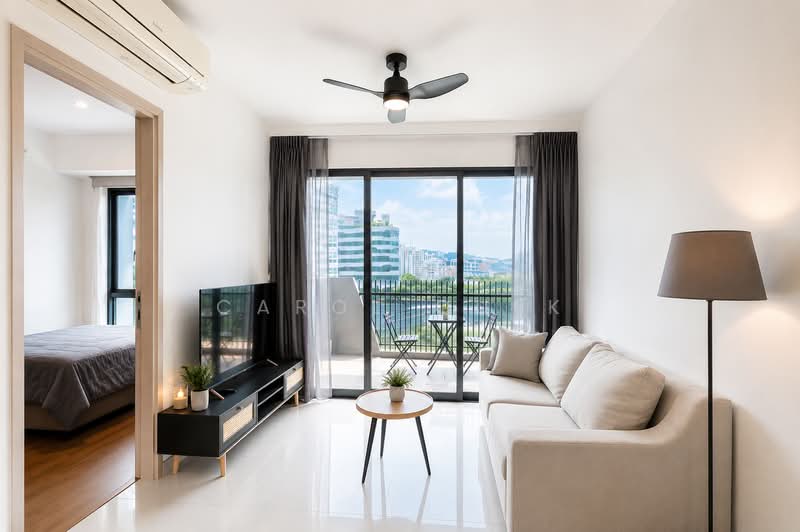 J Gateway, 2 Gateway Drive, 1 Bedroom, 506 sqft, Condominium For Sale, by Carol Quek, 500217131 - Living Room - PropertyGuru.com.sg