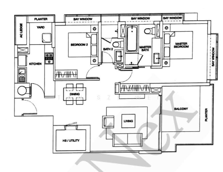 Vertis, 20 Amber Gardens, 2 Bedrooms, 1,206 sqft, Condominium For Rent, by Tan Sze Wei, 500217132 - PropertyGuru.com.sg