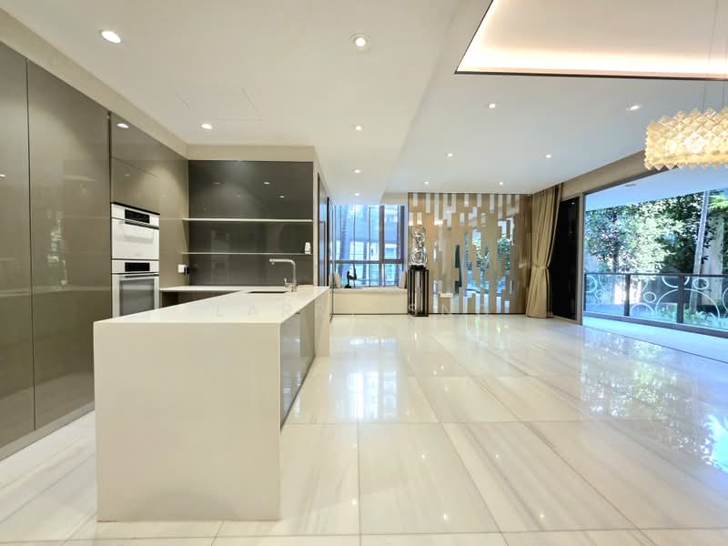 Hallmark Residences, 17 Ewe Boon Road, 4 Bedrooms, 2,013 sqft, Condominium For Rent, by Larry Sng, 500217133 - Living Room and Dry Kitchen - PropertyGuru.com.sg