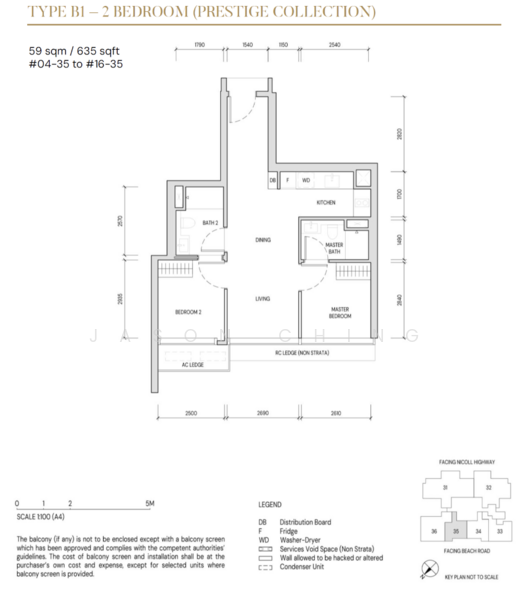 Aurea, 802 Beach Road, 2 Bedrooms, 635 sqft, Condominium For Sale, by Jason Ching, 500217176 - PropertyGuru.com.sg